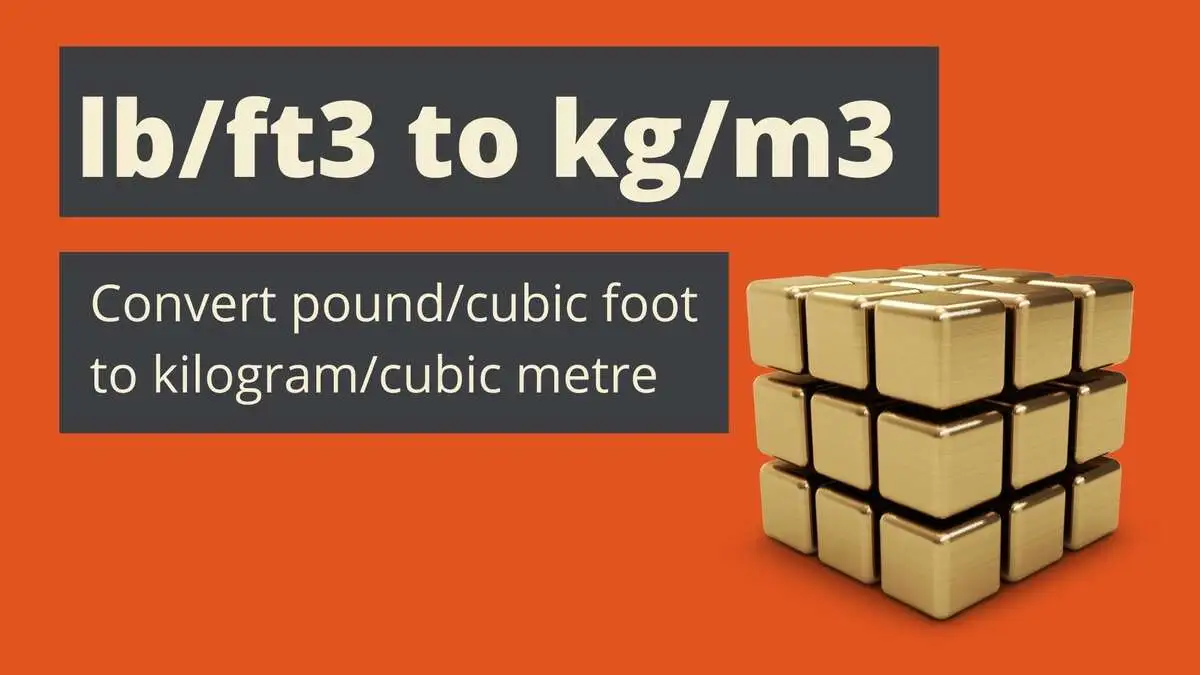 Kg M3 To Ft3